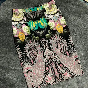 ETRO 꽃무늬 타이트 스커트 40