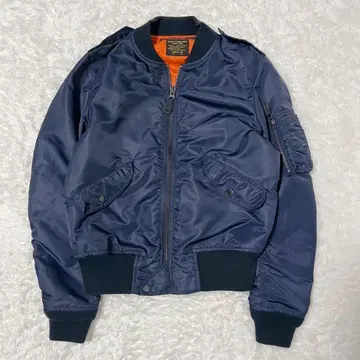 아비렉스 L-2A 플라이트 자켓 네이비 M 밀리터리 쇼트 기장