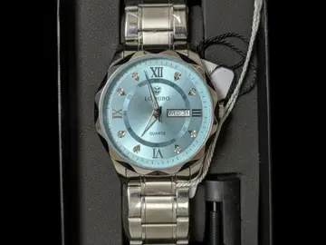 Devaco 스카이블루 쿼츠 손목시계