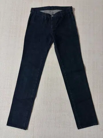 새상품급 45R 다크 네이비 스트레이트 데님 w28