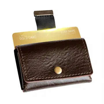 천연 가죽 코인 케이스 남성용 여성용 손바느질 지갑 심플 가죽 잡화