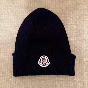 MONCLER 블랙 니트 모자