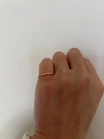 심플 핑크 골드 K10 9호