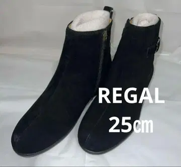 Regal Walker 블랙 스웨이드 부츠 지퍼 포함