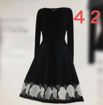 새상품급 드라마틱 라인 니트 원피스