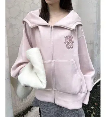 SNIDEL 볼륨 후드티 (PNK)