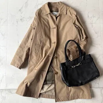 MHL. 소매 달린 다운 라이너 스텐카라 코트 베이지 0