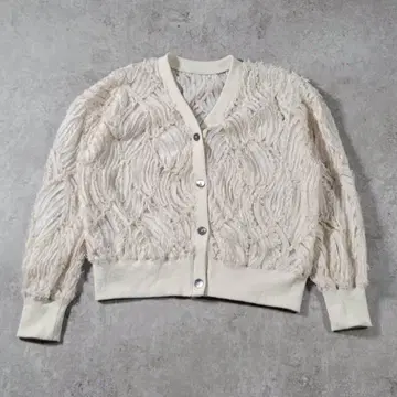 [ 새상품급 ] DOUX ARCHIVES 드알시브 프린지 가디건 L