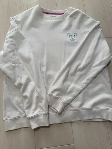 BILLABONG 화이트 맨투맨 L 사이즈