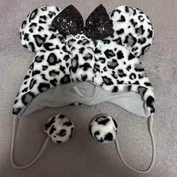 디즈니 팬캡 레오파드 무늬