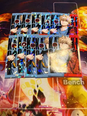 최강 점프 1월호 히로아카 홀로 스티커 바쿠고 카츠키 10장 세트