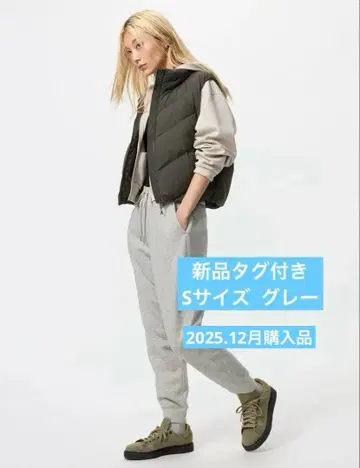 택 포함 새상품 유니클로 히트텍 보아 스웨트 팬츠 S 사이즈