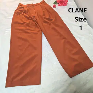 [오샤레 CLANE] 오렌지 캐주얼 팬츠 사이즈 1
