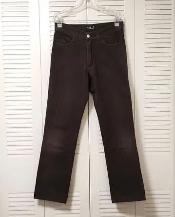 Agnes b (애니에스 베이) 컬러 팬츠 브라운 프랑스제