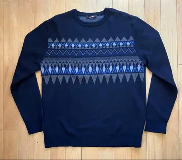 COMME CA MEN 네이비 스웨터