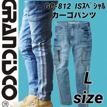 그랑시스코 데님 스트레치 카고 팬츠 GC-A812 IS L 사이즈