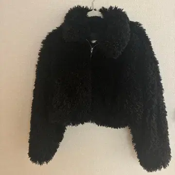 블랙 보아 자켓 M 사이즈