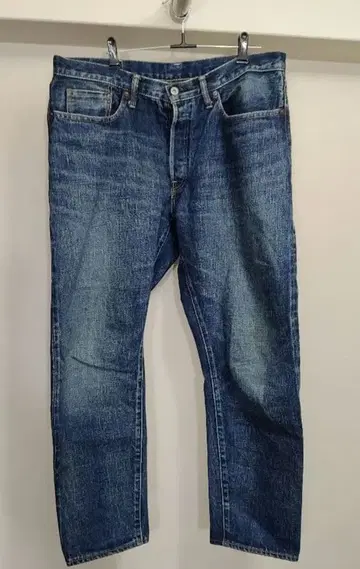 SANCA 15.5 온스 데님 테이퍼드 유즈드 5P 팬츠