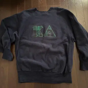 90s Champion 리버스 위브 KA 자수 트레이닝복 다크 네이비