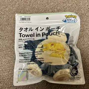 포켓몬 슬립 타월 인 파우치 미니 타월