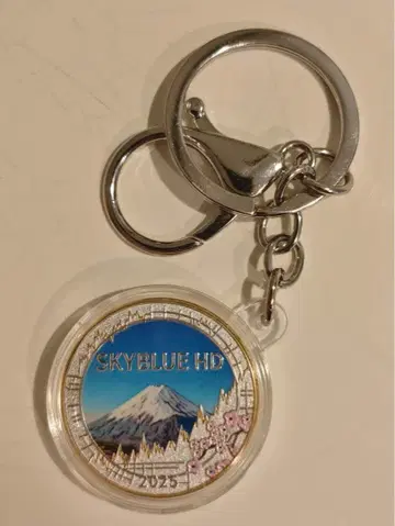 SKYBLUE HD 후지산 벚꽃 키링