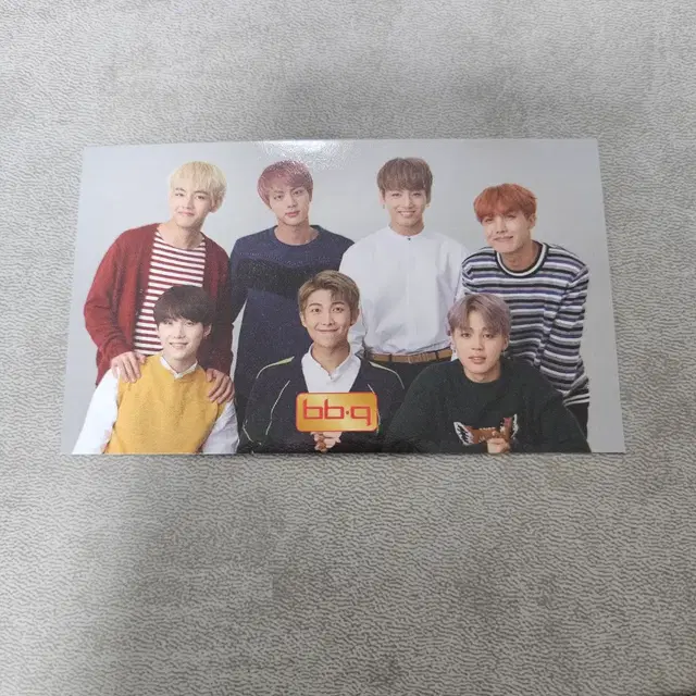 bts 방탄 비비큐 단체 포카