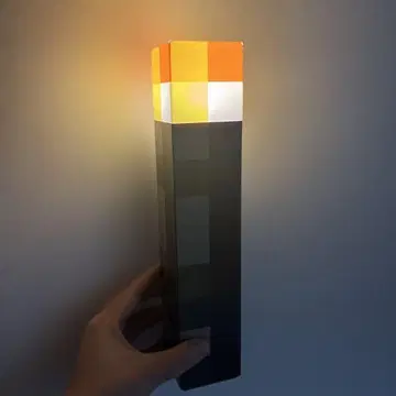 마인크래프트 횃불 LED 램프 약 30cm