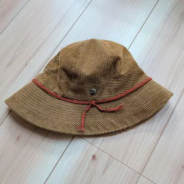 볼사리노 브라운 스트라이프 버킷햇 겨울용 여성용