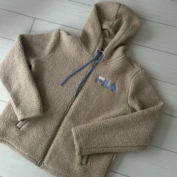 FILA 플리스 자켓 베이지