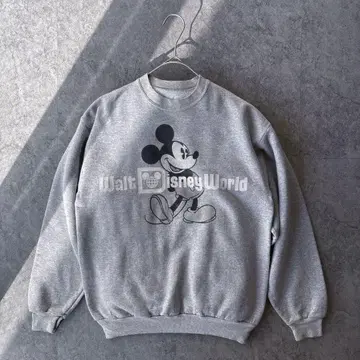 미키 맨투맨 그레이 디즈니 Disney USA 구제 의류 S