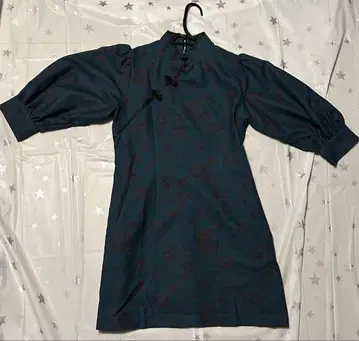 yarden 원피스 Leaf pattern china 다크 그린