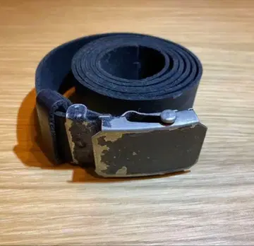 아메리칸 러그 블랙 가죽 벨트 천연 가죽 올드 빈티지 GI 벨트