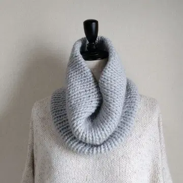 도넛 넥워머 라이트 그레이