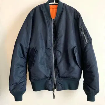 ALPHA INDUSTRIES MA-1 플라이트 자켓 네이비