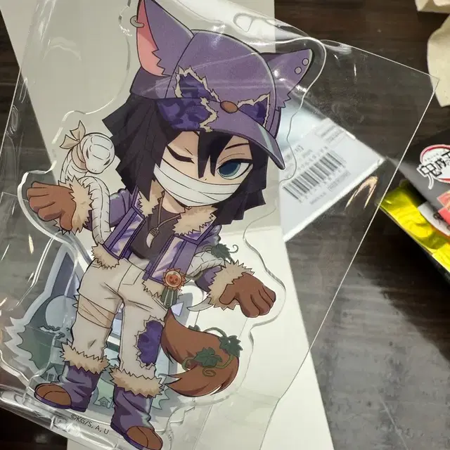 귀멸의 칼날 할로윈 아크릴 스탠드 이구로 오바나이