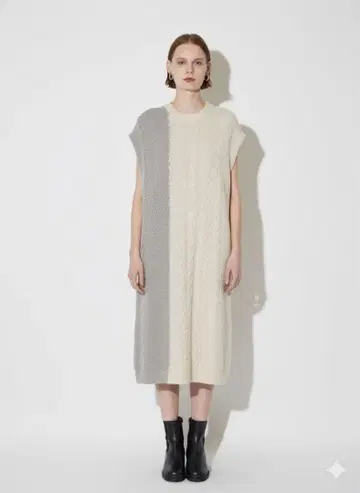 윌프리 니트 베스트 원피스