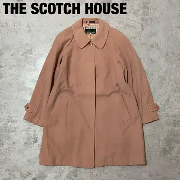 THE SCOTCH HOUSE 스카치 하우스 울 코트 핑크 코트
