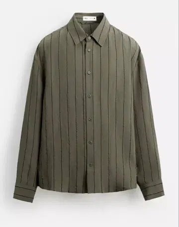 ZARA 스트라이프 긴팔 셔츠 L 사이즈