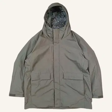 [빅 사이즈] UNIQLO 하이브리드 다운 후드티 올리브 3XL 사이즈