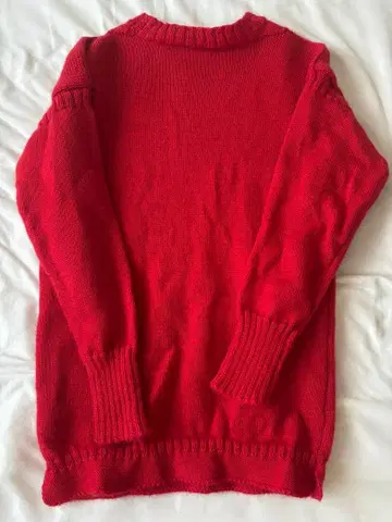 Le Toricoteur 간지 니트 34 레드 울 100%