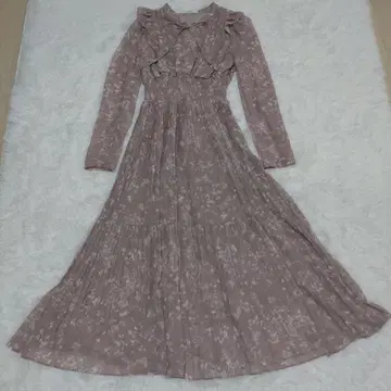 [새상품급] snidel 스나이델 허리 셔링 플리츠 원피스 0