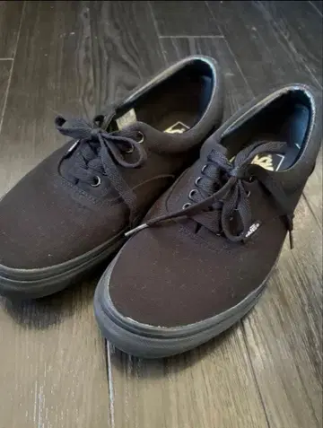 Vans Era 올 블랙 캔버스 스니커즈 27cm 즉시 구매