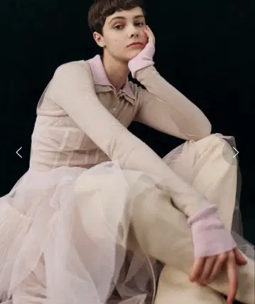 스나이델 Sustainable 레이어드 폴로 니트 풀오버