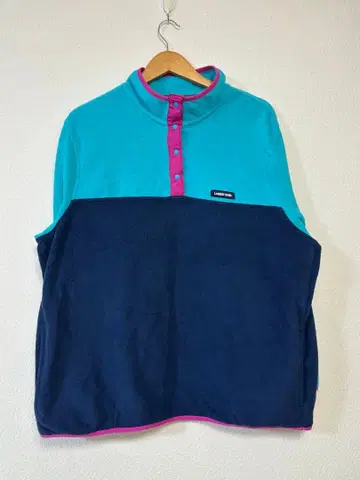 LANSEND 스냅 T 플리스 풀오버 LL~3L 헤리티지