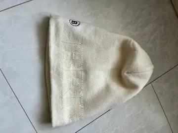 골프 니트 모자 화이트