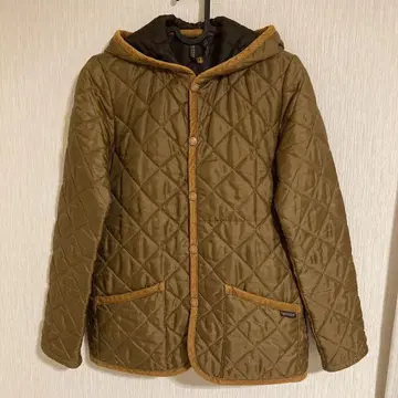 라벤햄 퀼팅 자켓 브라운 숏 기장