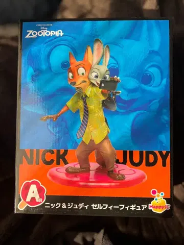 [ 미개봉 새상품 ] 주토피아 Happy 복권 A상 닉 & 주디 피규어