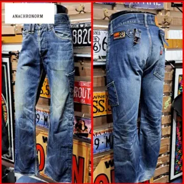 ANACHRONORM 아나크로놈 버클 벨트 데님 30