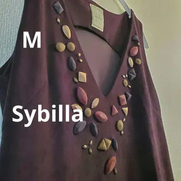 새상품급 Sybilla 시빌라 오버롤 스커트 블랙 M
