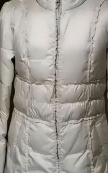 ensuite 6 라지 15 스위트 다운 자켓 화이트 귀여운